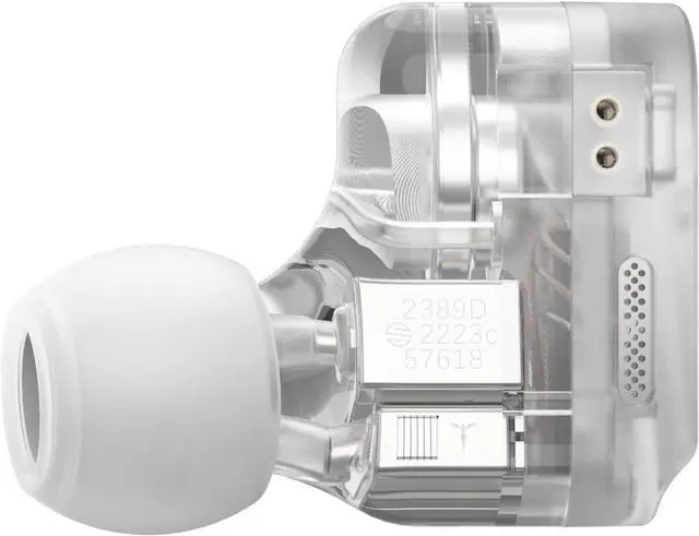 Alt view image 4 of 5 - TANCHJIM Kara in-Ear Headphones with High Sound Quality Wired HiFi Listening IEM Earphones Headphones Gaming Earbuds White Color