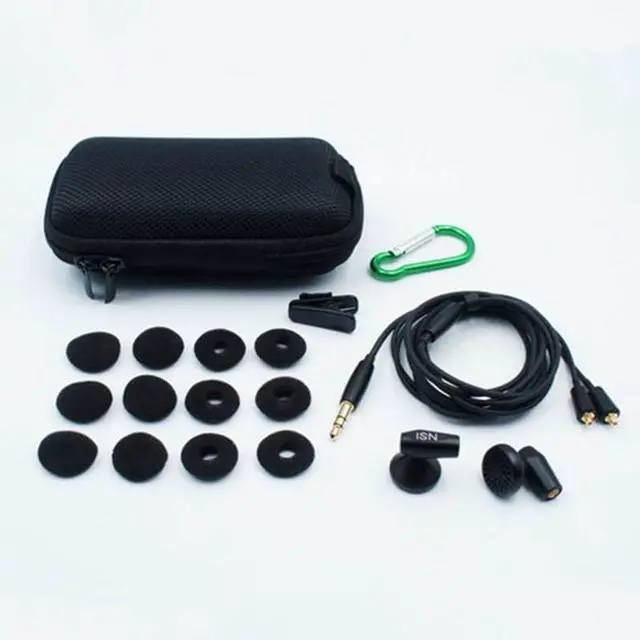Alt view image 5 of 5 - ISN Audio Rambo II 32ohm 14mm Dynamic Driver MMCX High-Performance Flat Head Earphone Audiophile HiFi Headphones Wired Earbud with 3.5mm Plug