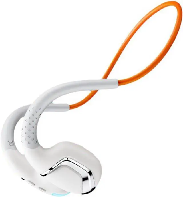 Main image of Bone Conduction Headphones IPX7 Waterproof Open Ear Headphones Bone Conduction Bluetooth 5.3 Wireless Earphones Sport Earbuds with Mic Sweatproof Headset for Running,Cycling White