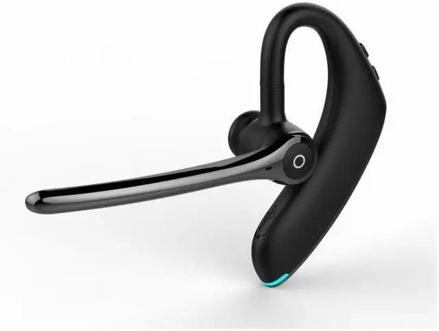 Alt view image 2 of 7 - Wireless Earphone Ear-Hook Headphone Boom Mic Compatible with Motorola Moto G Stylus 5G (2025), Handsfree Single Headset Over The Ear Earbud