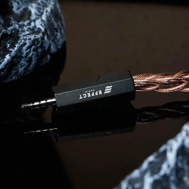 Alt view image 2 of 6 - HiFiGo Effect Audio Signature Series II Ares S II 8 Wire IEM Cable, HiFi Audiophile Earphone Wired Single Litz Copper Litz Copper Cable with Interchangeable 0.78 2PIN Connectors (2.5mm)