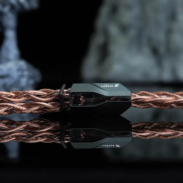 Alt view image 6 of 6 - HiFiGo Effect Audio Signature Series II Ares S II 8 Wire IEM Cable, HiFi Audiophile Earphone Wired Single Litz Copper Litz Copper Cable with Interchangeable 0.78 2PIN Connectors (2.5mm)