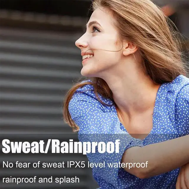 Alt view image 7 of 7 - Bone Conduction Headphones Swimming Headphones Bone Conduction Earbuds 5.3 Bluetooth Bone Conduction Headphones With Mic Open Ear Headphone Ipx8 Waterproof 8G Memory Open Ear Headset for Swimming Red