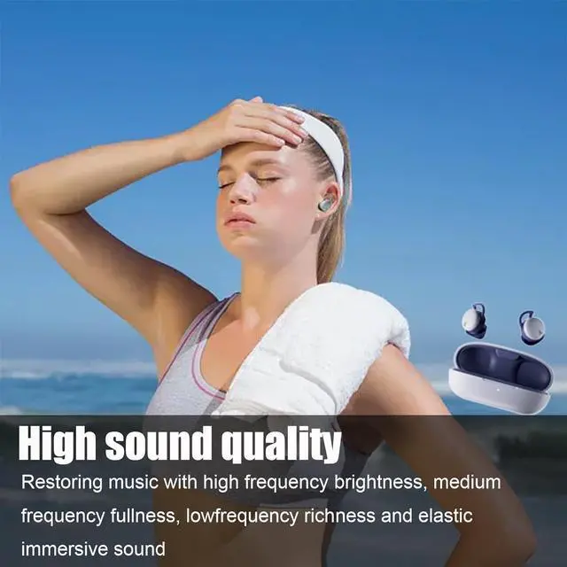 Alt view image 4 of 7 - Sleep Headphones Sleep Earbuds Sleep Headphones Wireless Bluetooth 5.3 Invisible Earbuds Sleeping Headphones Sleeping Earbuds Comfortable Noise Cancelling Earbuds Bluetooth 5.3 Grey, Gray