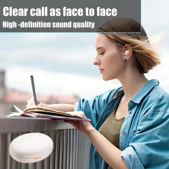 Alt view image 5 of 7 - Sleep Headphones Noise Cancelling Earbuds for Sleep Sleep Earbuds Sleeping Headphones for Side Sleepers Headphones Earbuds Bluetooth 5.3 Wireless Open Ear Headphones for Sleeping Driving Waite