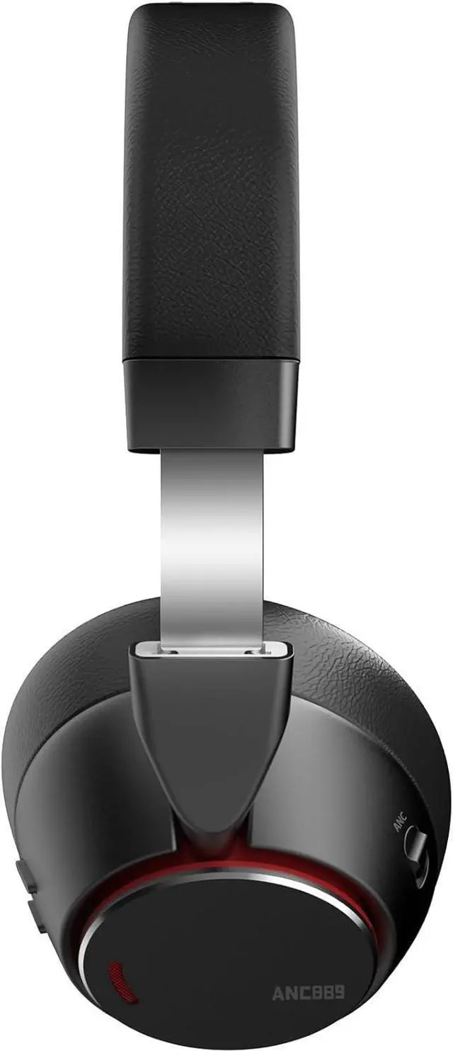 Alt view image 5 of 6 - Bluetooth Headphones Over Ear, 60 Hours Playtime Wireless Headphones with Microphone, Foldable Lightweight Headset with Deep Bass, HiFi Stereo Sound for Travel Work Cellphone - Black