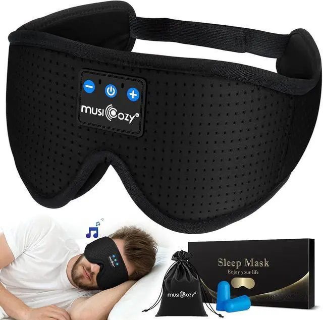 Alt view image 3 of 7 - MUSICOZY Sleep Headphones Bluetooth 5.4 Headband, Sports Wireless Earphones Sweat Resistant Earbuds Sleeping Headphone with Ultra-Thin HD Stereo Speaker for Workout Running Cool Gadgets Unique Gifts