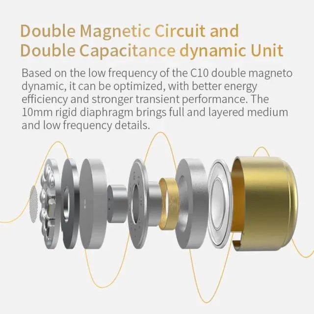 Alt view image 5 of 7 - KZ CCA C12 Earbuds with Microphone