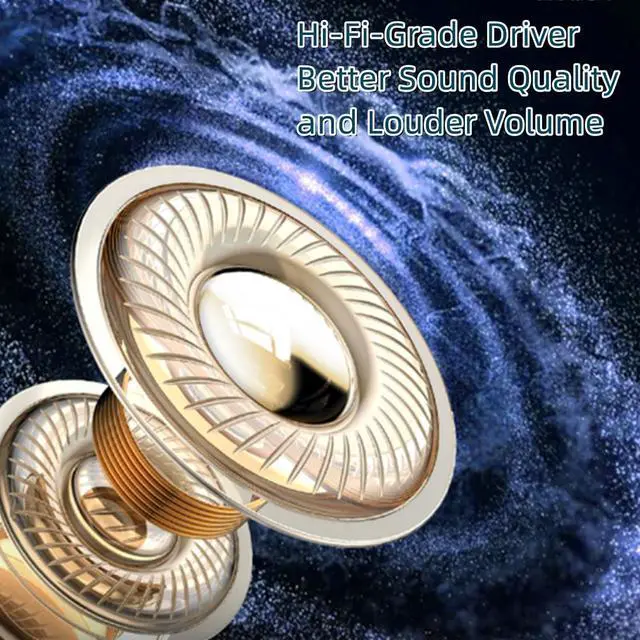 Alt view image 6 of 7 - Bluetooth 5.4 Earphones LED Display High Fidelity Waterproof Wireless Earphones, Ne20 Earbuds, 2025 New Ne20 Translation Earbuds, Touchscreen Noise Cancelling In-Ear Earphone for Sports (White)