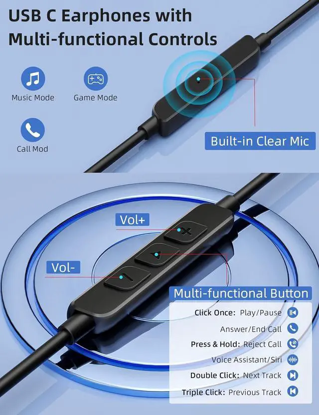 Alt view image 5 of 7 - Open Ear Wireless Earbuds Night Run Light Clip On Sports Headset Air Conduction Bluetooth Headphone Over Ear Game Earphone USB Type C Headphone Open Ear Adjustable Over Ear Hook Headset School Kid