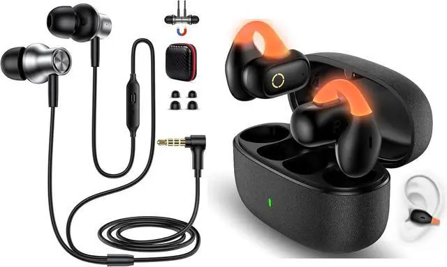 Main image of 3.5mm Wired Earphone 5.9FT Jack Open Ear Wireless Earbuds Clip On Sports Headset Night Running Gaming Light Bone Conduction Bluetooth Headphone in Ear Earphone for iPhone 16e 16 Pro 15 Samsung Z Flip