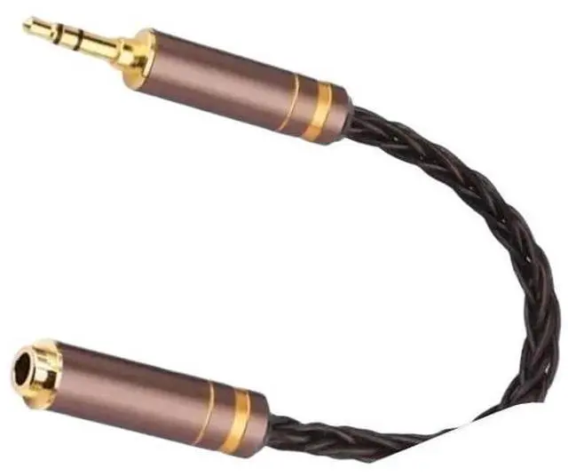 Alt view image 2 of 7 - Premium 2.5mm 3.5mm 4.4mm Audio Cable HiFi Headphone Adapter 2.5 3.5 4.4 Jacks Male Female Connector h&*igh qu>ality Cord(3.5M to 4.4F)