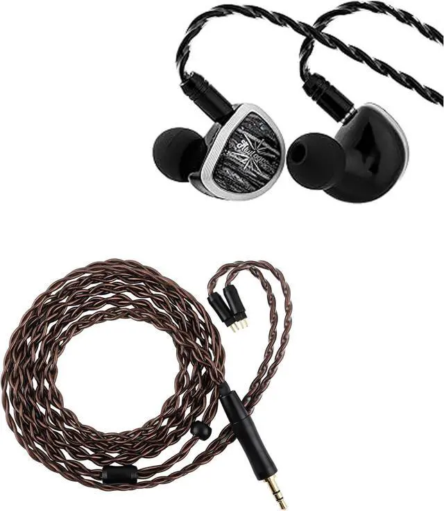 Main image of Linsoul Kiwi Ears Aether in Ear Monitor, 15.3mm Large Planar Driver IEM Earphone, HiFi Wired Earbuds Kiwi Ears Terras IEM Cable,4N Single Crystal Copper 32AWG 4-Core in Ear Monitor Cord
