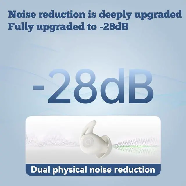 Alt view image 3 of 7 - NooraSleep Snooze Pods Pro Bluetooth Sleepbuds, Comfortable Snugly Noise Reduction Headphones with Smart Case for Side Sleepers (Black)