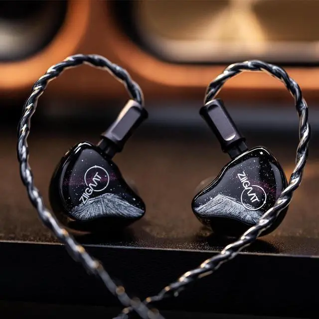 Alt view image 7 of 7 - Linsoul ZiiGaat Crescent in Ear Monitor, Premium 2DD+2BA Hybrid IEM Earphone, Isobaric Bass, Vintage Analog Sound ZiiGaat Crescent in Ear Monitor, Premium 2DD+2BA Hybrid IEM Earphone, Isobar