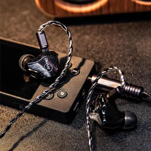 Alt view image 6 of 7 - Linsoul ZiiGaat Crescent in Ear Monitor, Premium 2DD+2BA Hybrid IEM Earphone, Isobaric Bass, Vintage Analog Sound ZiiGaat Crescent in Ear Monitor, Premium 2DD+2BA Hybrid IEM Earphone, Isobar