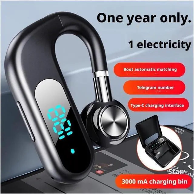 Alt view image 5 of 7 - Hanging Wireless Bluetooth Earphones(White)
