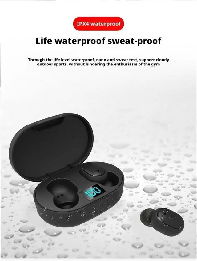 Alt view image 5 of 7 - Bluetooth in Ear Wireless Earphones(E7SBluetoothheadsetBlack)