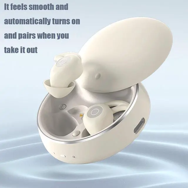 Alt view image 3 of 7 - NooraSleep Snooze Pods Pro, SnoozePods Pro-Bluetooth Sleepbuds, Immersive Noora Sleep Earbuds with a Smart Case, Soft and Snug Fit, Noise Reduction for Side Sleepers (2, Black+Gray)