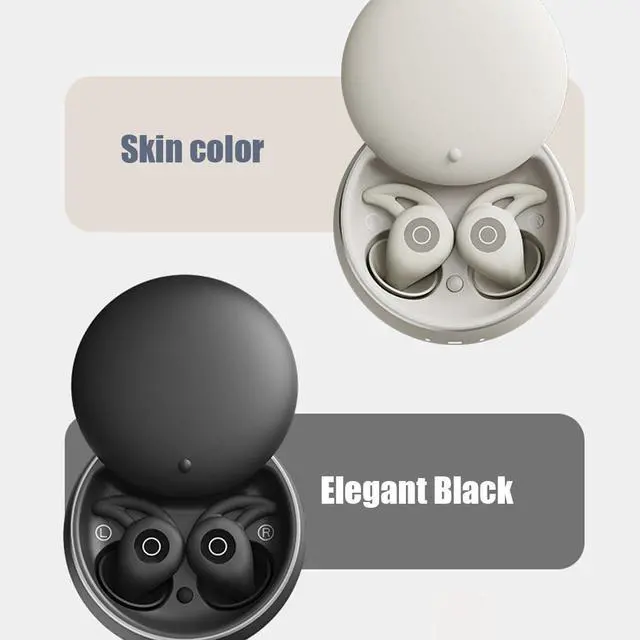 Alt view image 6 of 7 - NooraSleep Snooze Pods Pro, SnoozePods Pro-Bluetooth Sleepbuds, Immersive Noora Sleep Earbuds with a Smart Case, Soft and Snug Fit, Noise Reduction for Side Sleepers (2, Black+Gray)