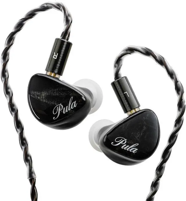 Main image of HiFiGo PULA Unicrom Beryllium-Coated Dynamic Driver IEM, HiFi in Ear Monitor, Wired Gaming Earbuds with Detachable Interchangeable Plug 0.78 2pin 3.5/4.4mm IEM Cable for Musician Audiophile (Black)