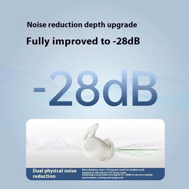 Alt view image 6 of 7 - Noorasleep Snooze Pods Pro, Sleep Headphones Wireless Bluetooth, Noise Cancelling Earbuds for Sleep, Sleep Ear Plugs with a Smart Case, Anti-Snoring Pods for Side Sleeper (Black*2)