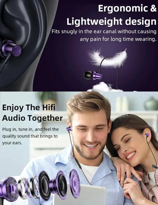 Alt view image 3 of 7 - Open Ear Wireless Earbuds Clip On Sports Headset Night Running Gaming Light Bone Conduction Bluetooth Headphone USB C Headphones for iPad A16 11 10 Noise Canceling In-Ear Wired Earbuds with Microphone