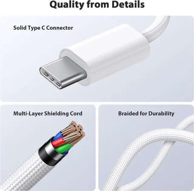 Alt view image 6 of 7 - 2 Pack Audio Charger Adapter and Headphones for iPhone 14 13 12