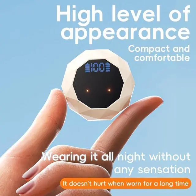 Alt view image 4 of 5 - Sleep Earbuds for Side Sleeping  Wireless Bluetooth 5.4 Sleep Headphones,25H Playtime, LED Power Display, Comfort Fit,Ultra-Lightweight 0.3g Mini in-Ear Earbuds for Sleeping,Running,Working