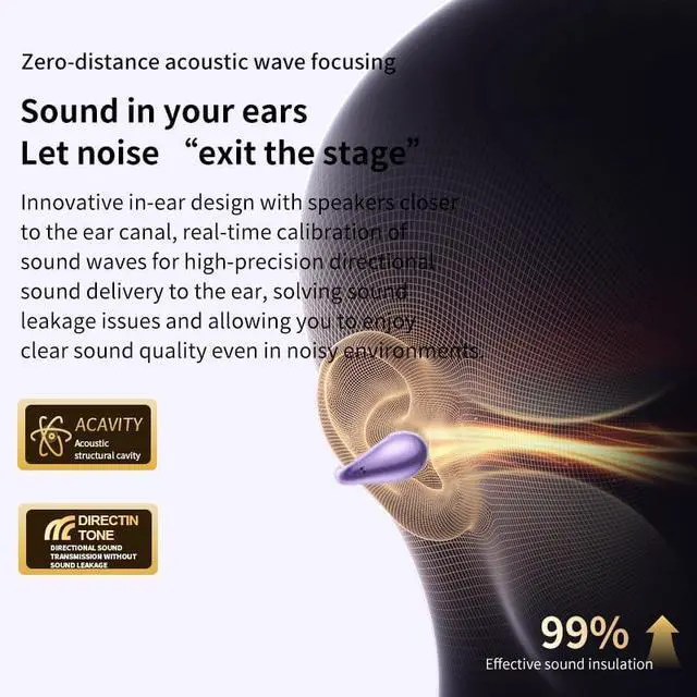 Alt view image 5 of 7 - Upgrade-Ai Translation Earbuds Real Time, 132 Language Translator Earbuds More Translation Modes Clip On Bluetooth 5.4 Headphones Also Having the Functions of Regular headphones Electroplating