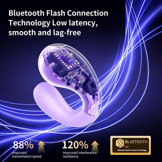 Alt view image 6 of 7 - Upgrade-Ai Translation Earbuds Real Time, 132 Language Translator Earbuds More Translation Modes Clip On Bluetooth 5.4 Headphones Also Having the Functions of Regular headphones Electroplating