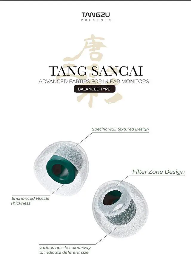 Alt view image 7 of 7 - Linsoul Kefine Klean in Ear Monitor,10mm DLC Diaphragm Dynamic Driver HiFi Earphones,Wired Gaming Earbuds TANGZU Tang Sancai in Ear Monitor Ear Plugs (S/M/L)