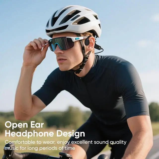 Alt view image 4 of 7 - Swimming Headphone, Bone Conduction Headphone IPX8 Water Proof Open Design Bluetooth Swimming Running Workout Earphone with 32GB Memory