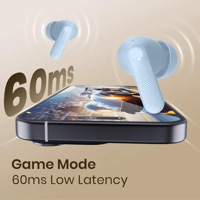 Alt view image 7 of 7 - Wireless Earbuds 2025 Bluetooth Headphones 100H Playtime Ear Buds in-Ear Bluetooth Earbuds 5.4 Headphones Deep Bass Stereo Active Noise Cancelling IP5 Waterproof Earphones for Android iOS