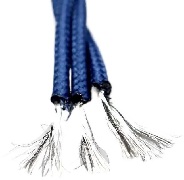 Alt view image 5 of 6 - 99% Pure Silver OCC Graphene Alloy Full Sleeved Earphone Cable for HE1000se HE6se he400se 8592(3.5mm 3 Pole Plug,300cm)