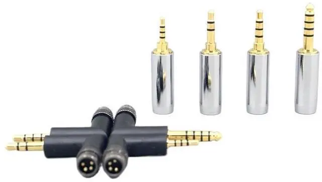Alt view image 2 of 6 - Type2 1.8mm Earphone Cable for ATH-ADX5000 MSR7b 770H 990H A2DC 140 cores Litz 7N OCC 7894(3.5mm 3 Pole Plug,1.2m)