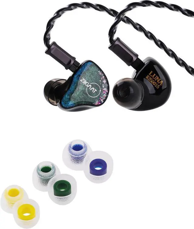 Main image of Linsoul ZiiGaat Luna 6BA HiFi in Ear Monitor, Studio Monitor & Stage Performance IEM Earphones with Fast Response TANGZU Tang Sancai in Ear Monitor Ear Plugs(S/M/L)