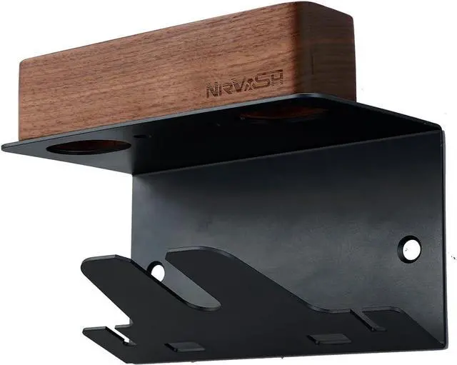 Alt view image 7 of 7 - Black Walnut Headphone Stand and VR Wall Mount