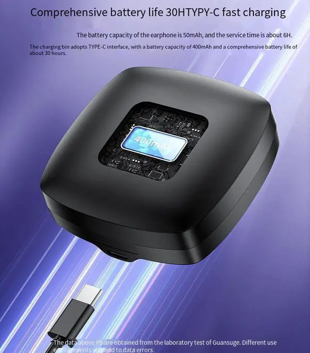 Alt view image 5 of 7 - Ultra Open-Ear-Headphones Wireless Bluetooth 5.4 - Ergonomic Pro Air Conduction Earbuds with Soft, Airy Silicone Design, Over-The-Ear Buds with Ear Hooks for Running/Sports/Fitness /Workouts, Black