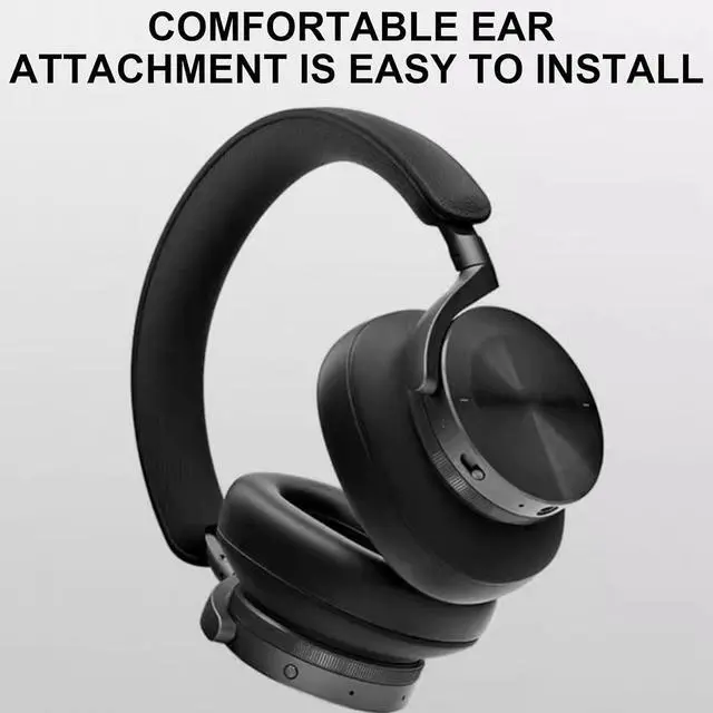 Alt view image 6 of 7 - Comfort Sheepskin Ear Covers Earpads with Precise Sound Tuning for H95 Headphones Headsets Earmuff Set