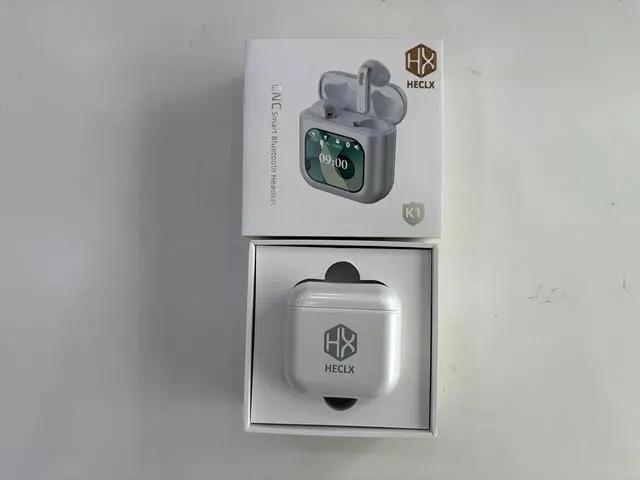 Alt view image 3 of 6 - Sports Earbuds, Digital Display Headphones, Waterproof Gaming Earphones