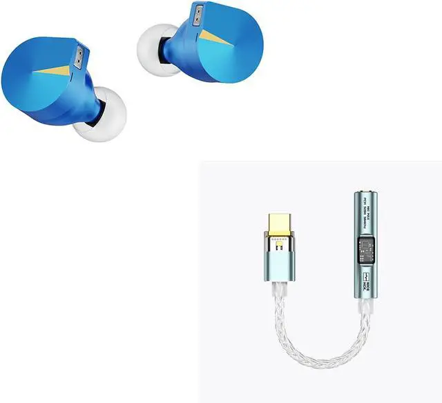 Main image of F1 Pro Planar Magnetic IEM Headphones and NK1 MAX USB C to 3.5mm Audio Adapter
