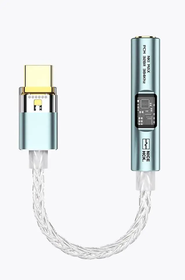 Alt view image 6 of 7 - DB2 IEM Earphones and NK1 MAX USB C to 3.5mm Female Headphone Jack Adapter