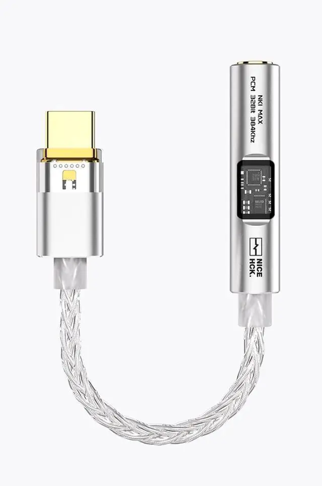 Alt view image 6 of 7 - F1 Pro Planar Magnetic IEM Headphones and NK1 MAX USB C to 3.5mm Female Headphone Jack Adapter