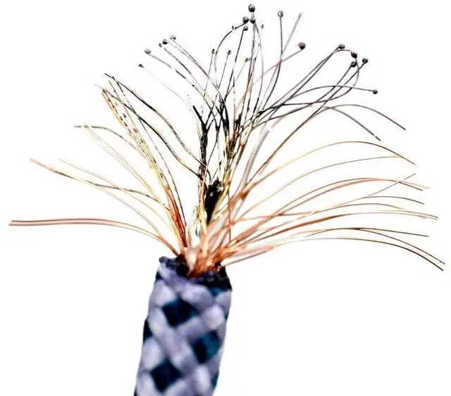 Alt view image 5 of 6 - 99% Pure Silver for L-3 L-2 L-X L-XC L-4z L-MX4 Mix Graphene OCC Shielding Earphone Cable LN008653(6.5mm Male Plug,5m)