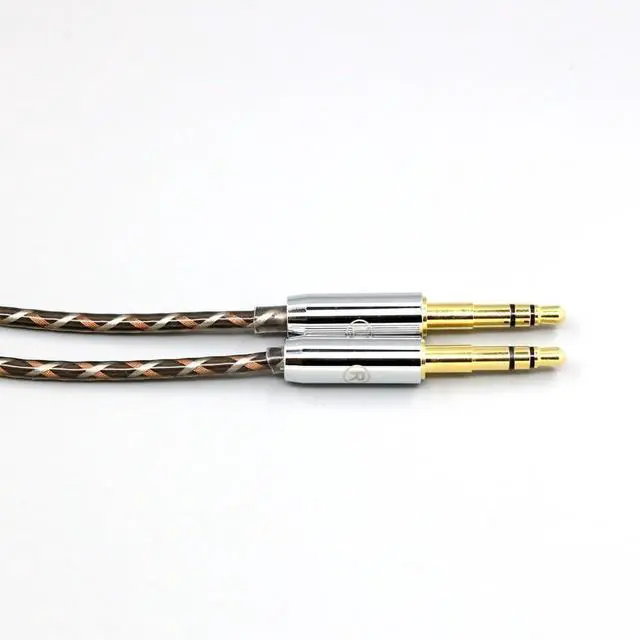 Alt view image 5 of 6 - TypeX 25AWG Earphone Cable for YH-5000SE Litz Shielding 7n OCC 8896(3.5mm 3 Pole,1.6m)