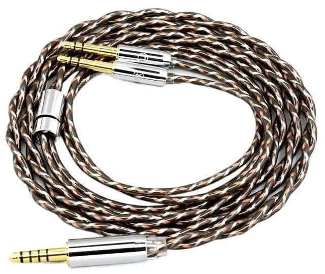 Alt view image 6 of 6 - TypeX 25AWG Earphone Cable for YH-5000SE Litz Shielding 7n OCC 8896(3.5mm 3 Pole,1.6m)