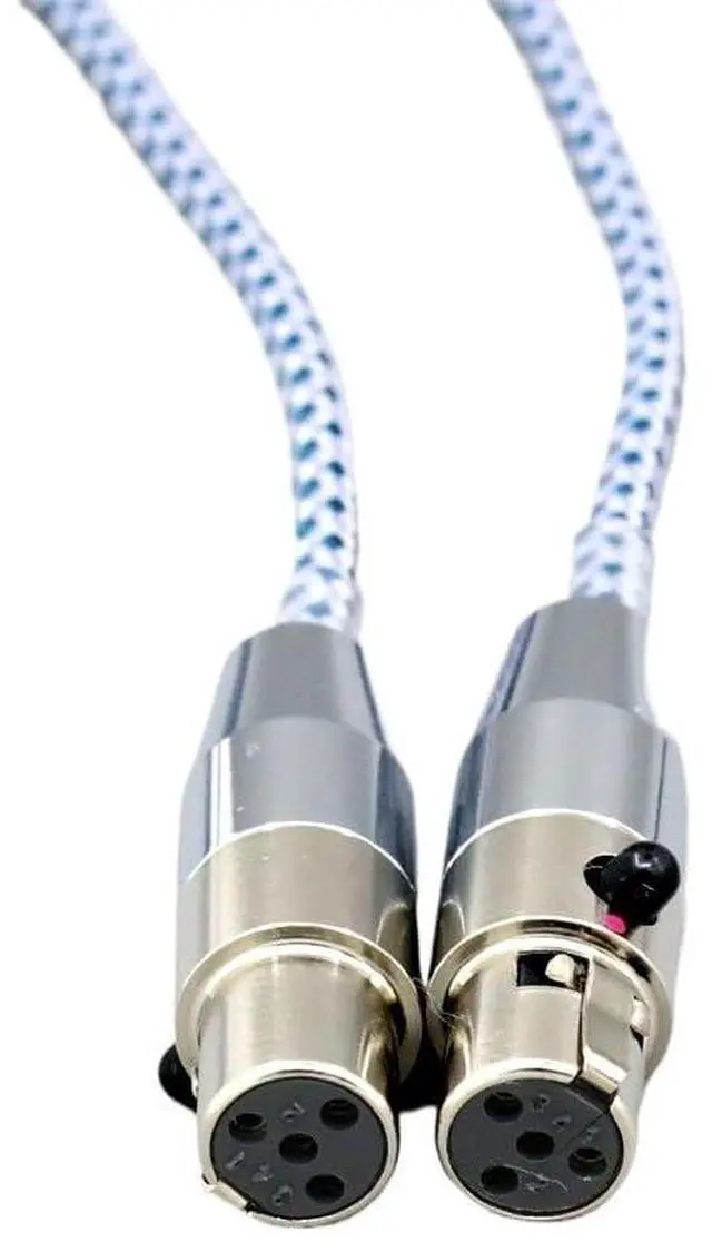 Alt view image 6 of 6 - 99% Pure Silver for L-3 L-2 L-X L-XC L-4z L-MX4 Mix Graphene OCC Shielding Earphone Cable LN008653(6.5mm Male Plug,5m)