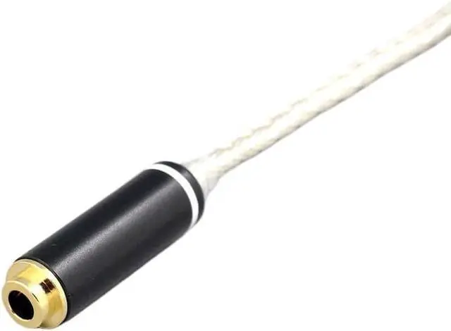Alt view image 3 of 6 - 16 Core OCC Silver Plated Headphone Earphone Extension Cable for XLR 2.5mm 3.5mm 6.5mm 4.4mm Male to 4.4mm Female(3.5mm 3 Pole,1.6m)