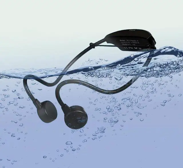 Main image of IPX8 Waterproof Bone Conduction Headphones for Swimming, 32GB MP3 Player Built-in, 9 Hours Underwater Playtime, Comfort Fit with Any Head Size